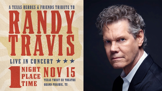 ‘A Heroes & Friends Tribute To Randy Travis’ Announced For Tuesday, October 24, 2023 At 7:00 PM At Huntsville’s VBC Propst Arena